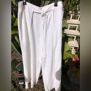 BNWT 1. State Linen Split Seam Wide Leg Pants